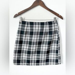 Plaid Mini Skirt